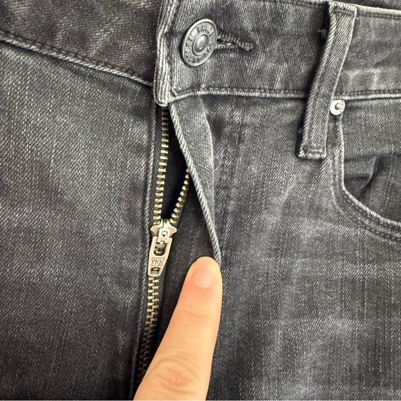 Paige Straight Leg Black Jeans Size 27 - Picture 6 of 13